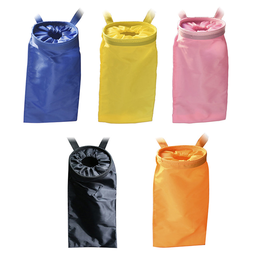 Car Seat Back Hanging Washable Oxford Cloth Garbage Bag Rubbish Pouch Trash Bin
