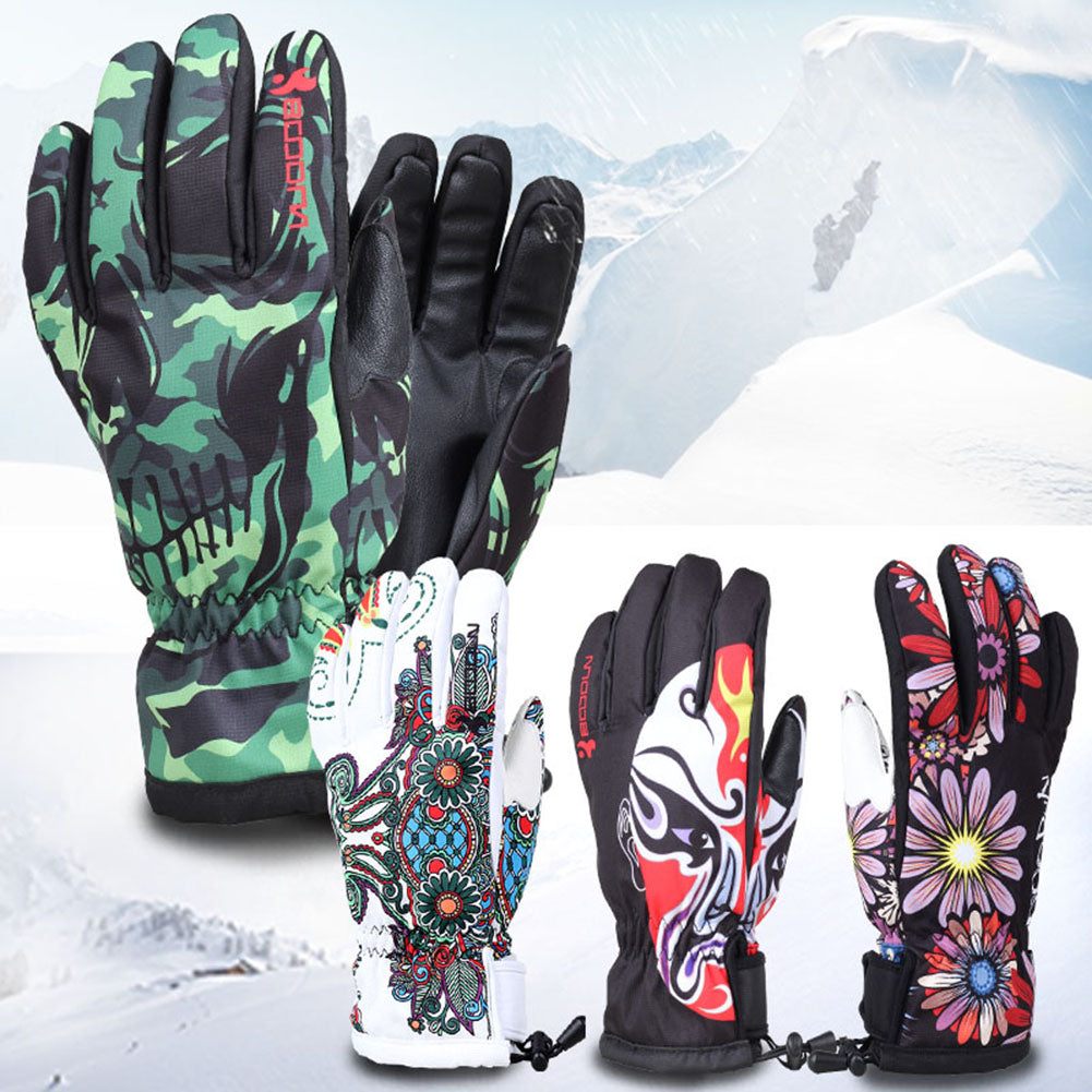 Men Women Winter Motorcycle Fishing Outdoor Sports Mittens Skiing Gloves