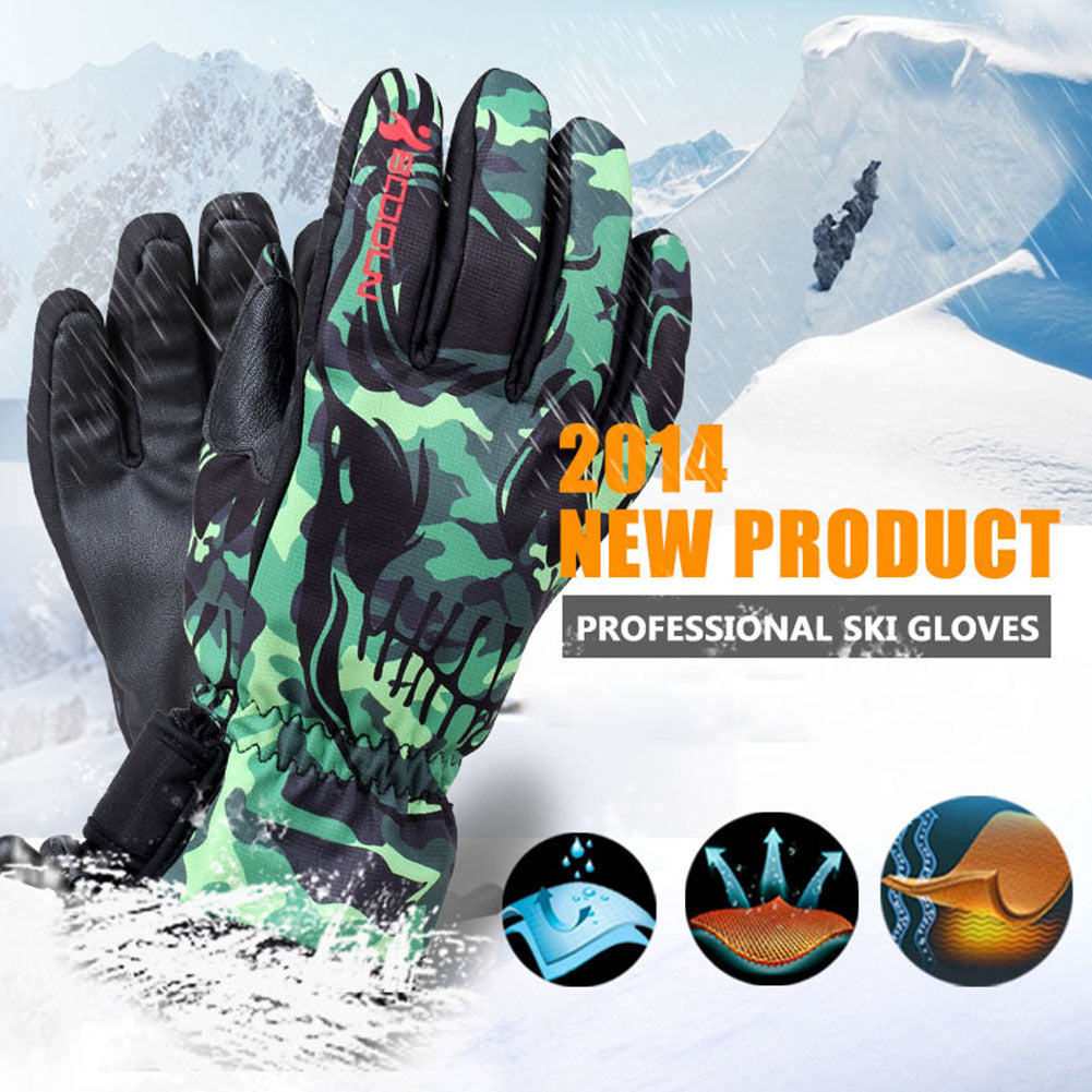 Men Women Winter Motorcycle Fishing Outdoor Sports Mittens Skiing Gloves