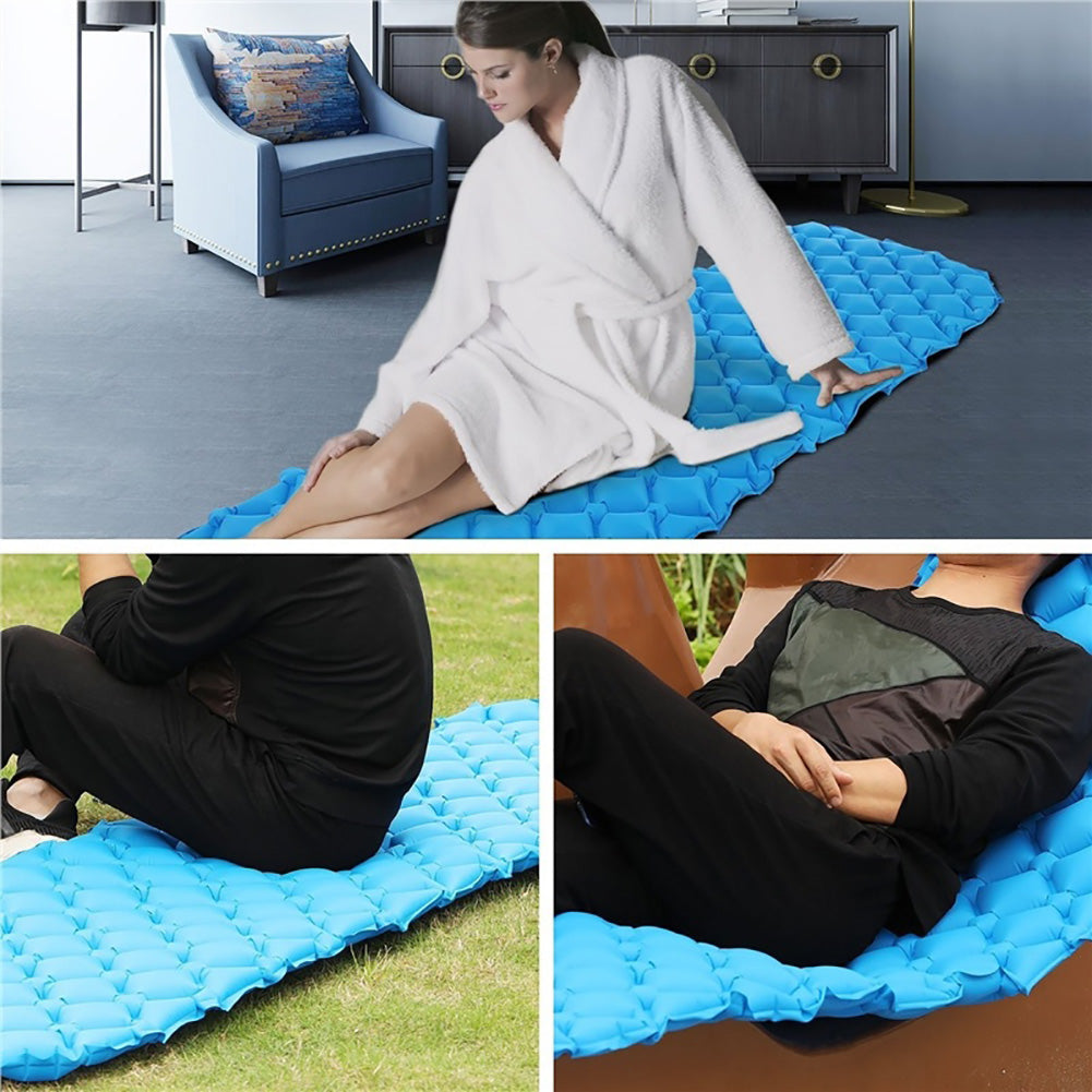 Sleeping Pad Outdoor Inflatable Mat Air Mattress for Backpacking Camping Hiking