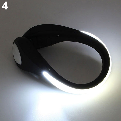 Running Cycling Walking Sport LED Shoes Clip Safety Night Warning Light Lamp