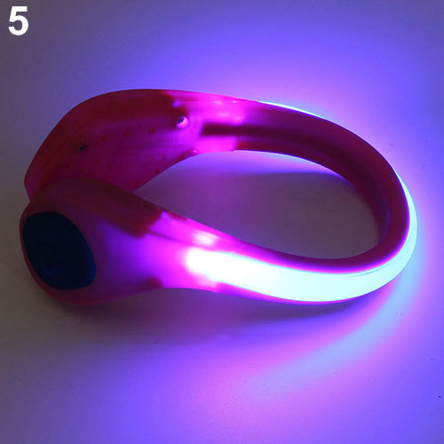 Running Cycling Walking Sport LED Shoes Clip Safety Night Warning Light Lamp
