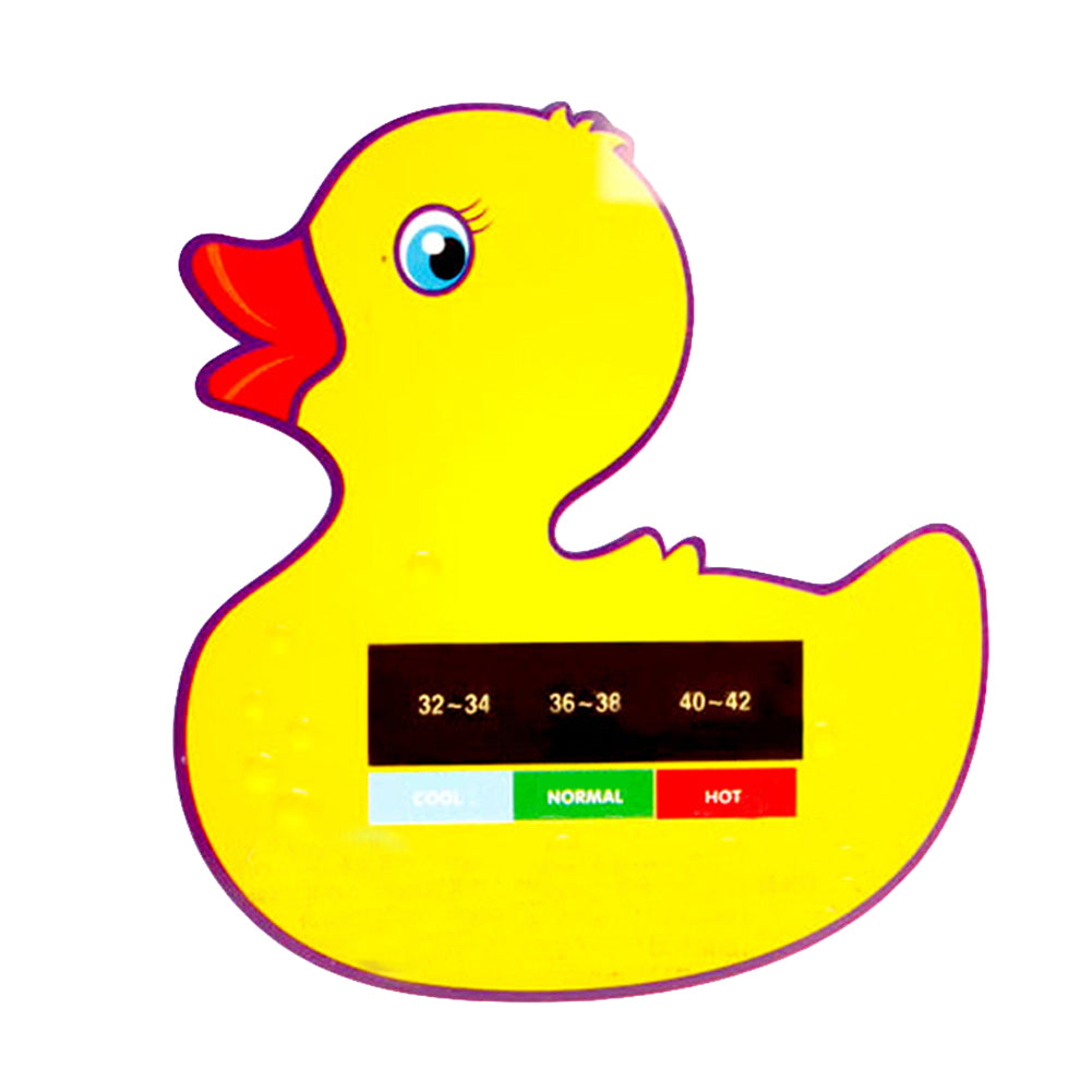 Portable Duck Shape Thermometer Pad Card Infant Bathing Water Temperature Meter