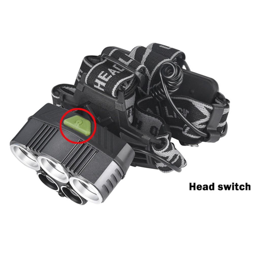 Portable Super Bright 5X XM-L T6 LED Headlamp Flashlight Head Light Torch Lamp