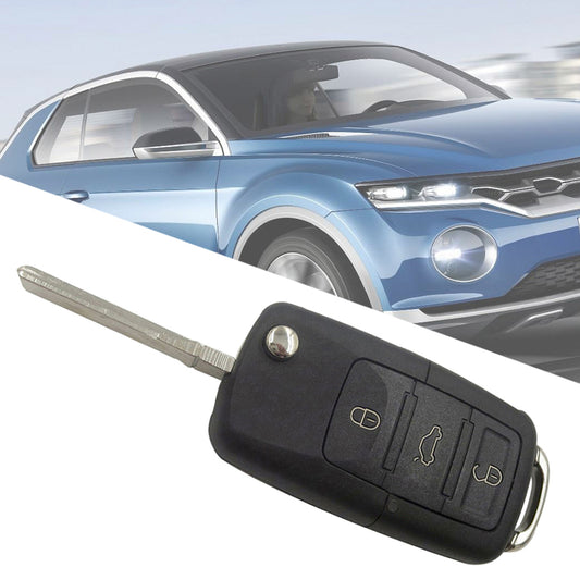 434MHz 3 Buttons Car Vehicle Uncut Remote Key Case Fob with ID48 Chip for VW