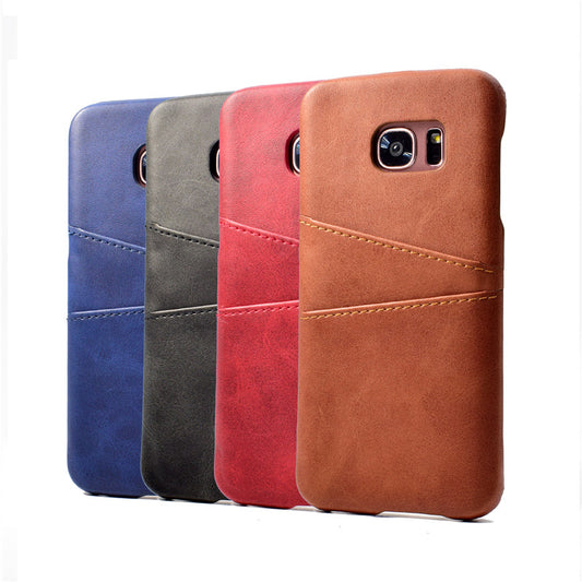 PU Leather Coque For Samsung Galaxy S7 case Luxury Back Cover Card Holder Mobile Phone Cases For Samsung Galaxy S7 Edge