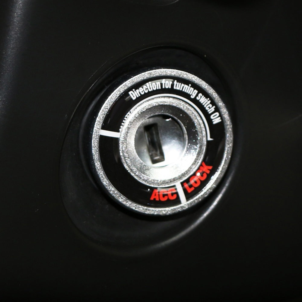 Luminous Car Ignition Switch Cover Sticker Key Hole Ring Decor for New Jetta