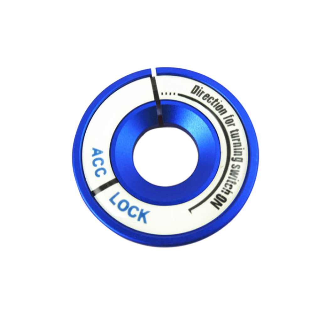 Luminous Car Ignition Switch Cover Sticker Key Hole Ring Decor for New Jetta