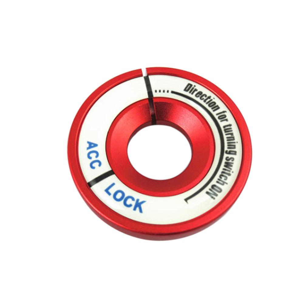 Luminous Car Ignition Switch Cover Sticker Key Hole Ring Decor for New Jetta