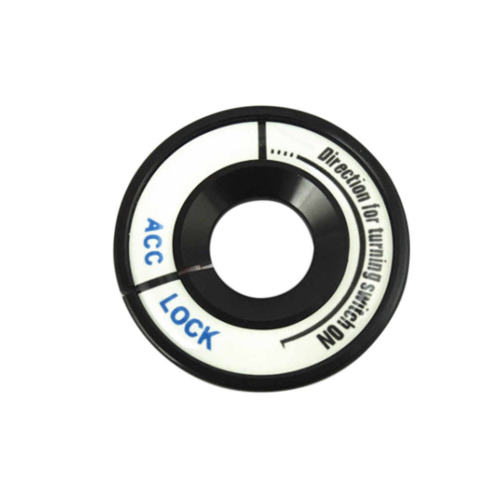 Luminous Car Ignition Switch Cover Sticker Key Hole Ring Decor for New Jetta