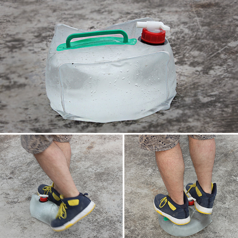 Portable Folding 10L Large Capacity Water Bag Outdoors Camping Fishing Accessory