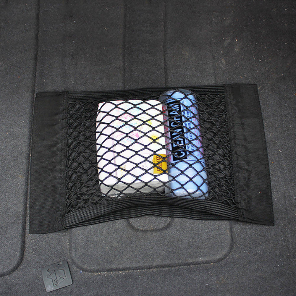 Auto Car Back Rear Trunk Seat Elastic Storage Net Mesh Organizer Pocket Bag
