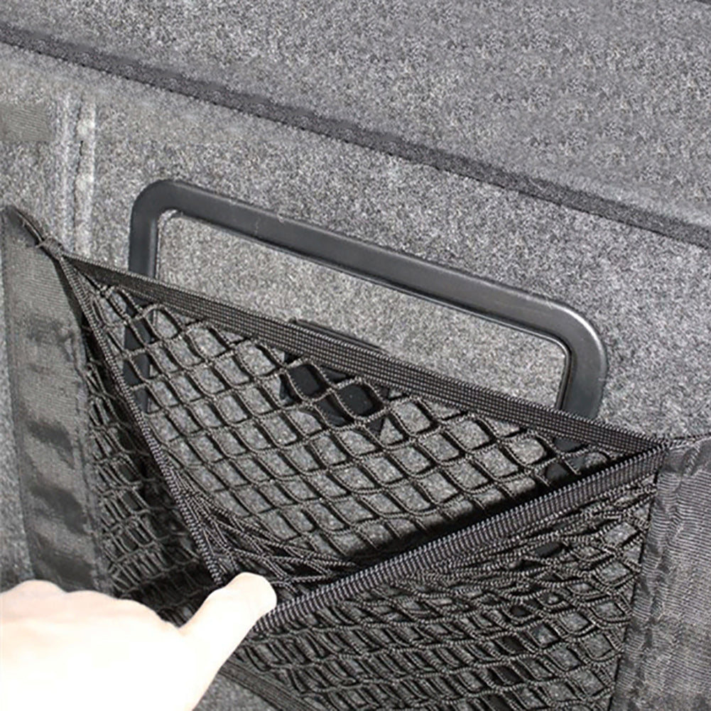 Auto Car Back Rear Trunk Seat Elastic Storage Net Mesh Organizer Pocket Bag