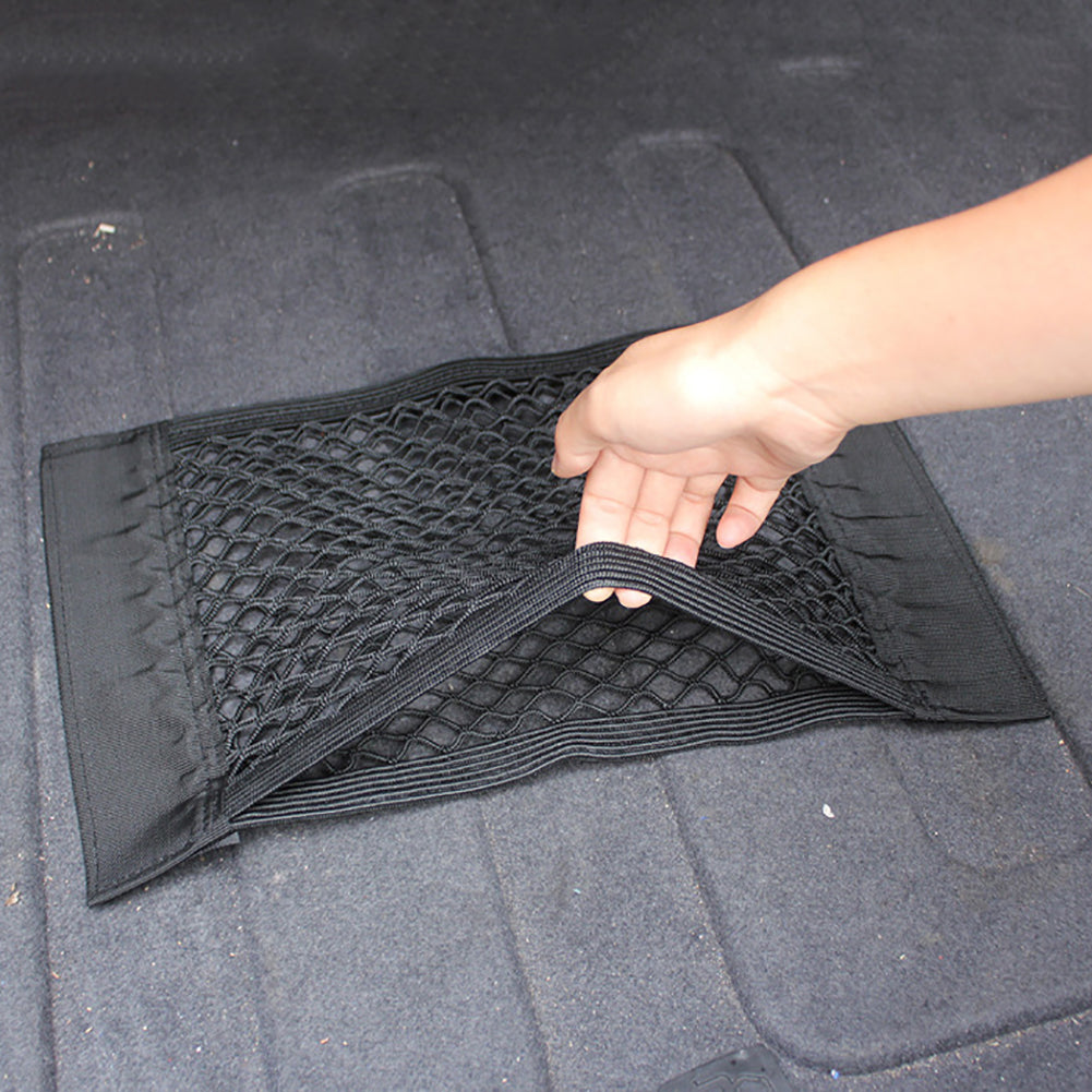 Auto Car Back Rear Trunk Seat Elastic Storage Net Mesh Organizer Pocket Bag