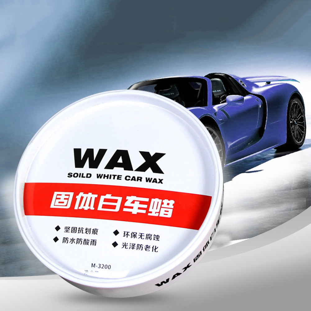 Car Polish Black White Solid Wax Remove Dust Stain Waxing Paint Coating Care