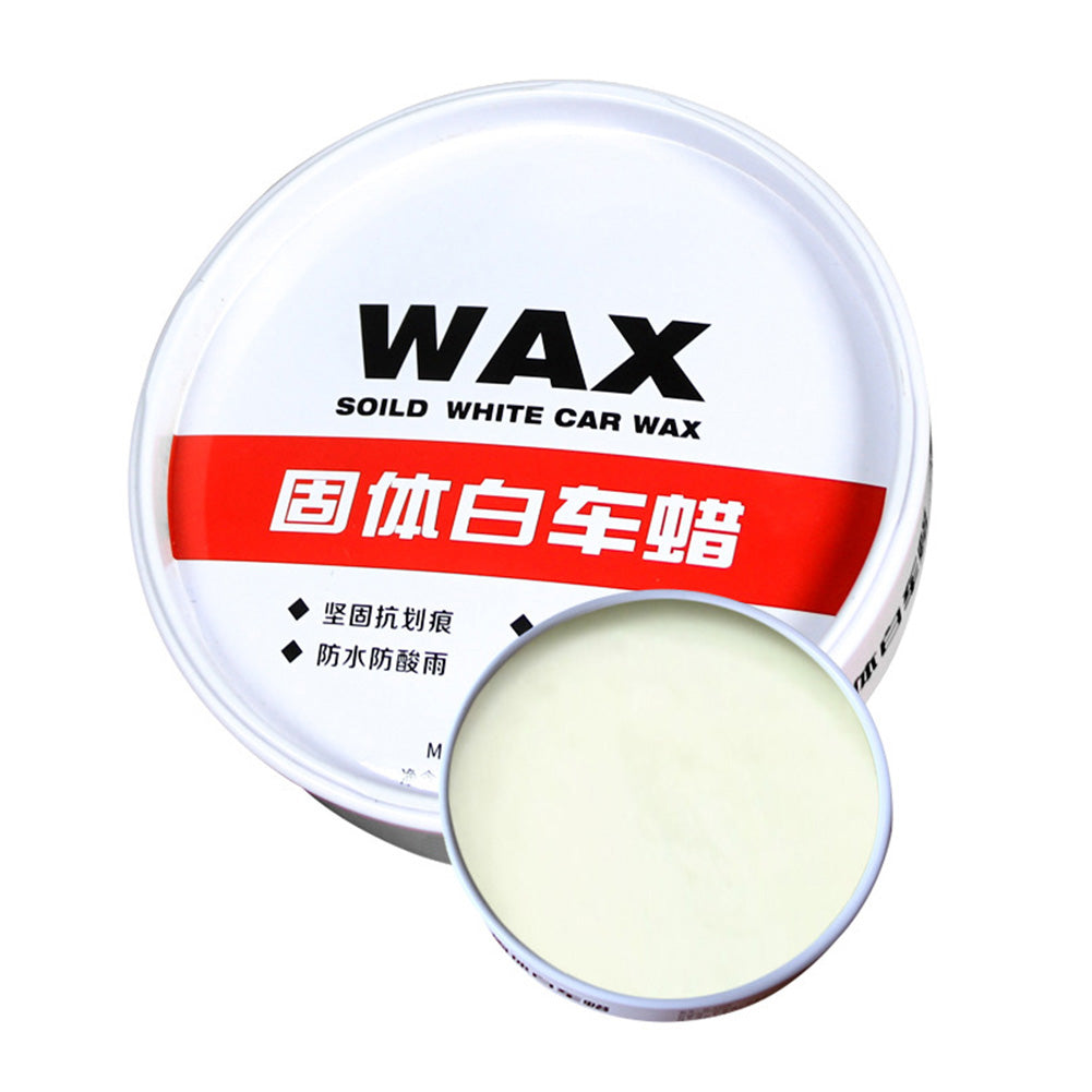 Car Polish Black White Solid Wax Remove Dust Stain Waxing Paint Coating Care