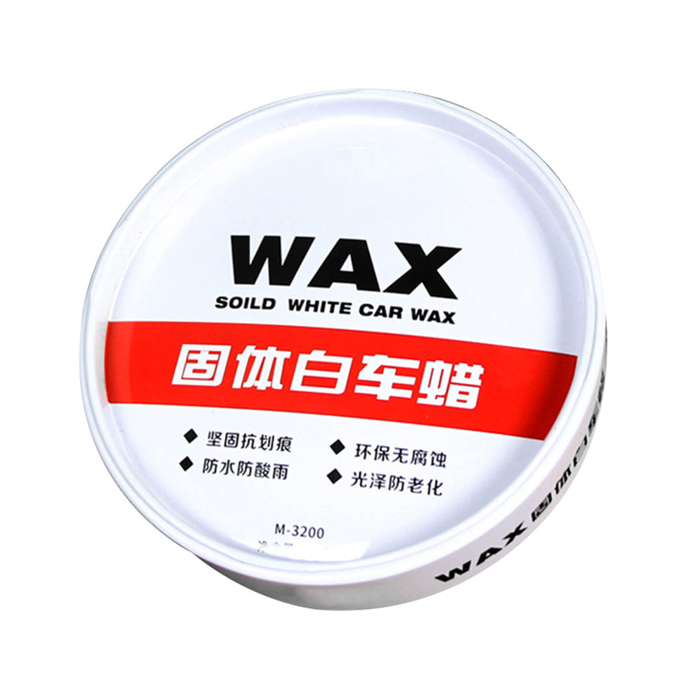 Car Polish Black White Solid Wax Remove Dust Stain Waxing Paint Coating Care