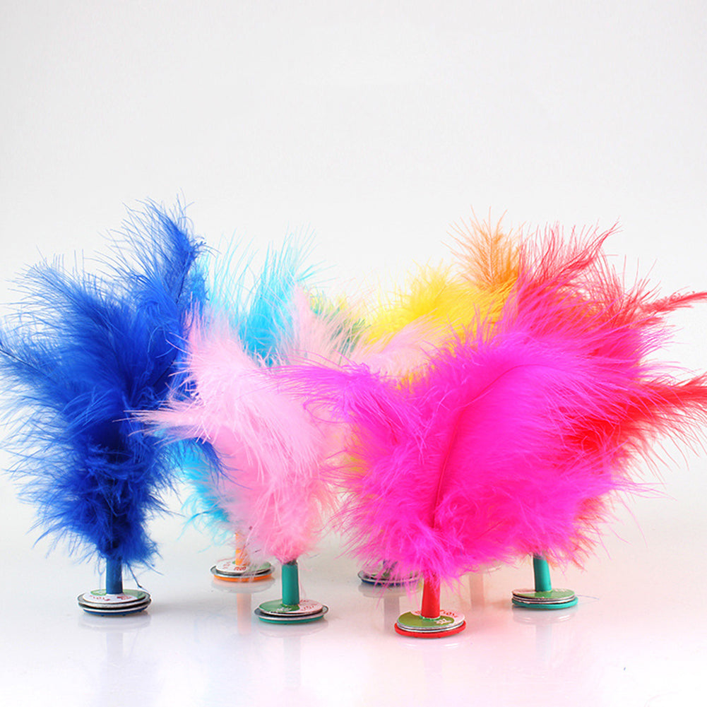 2Pcs Feather Chinese Kick Shuttlecock Kids Toy Sport Exercise Outdoor Game