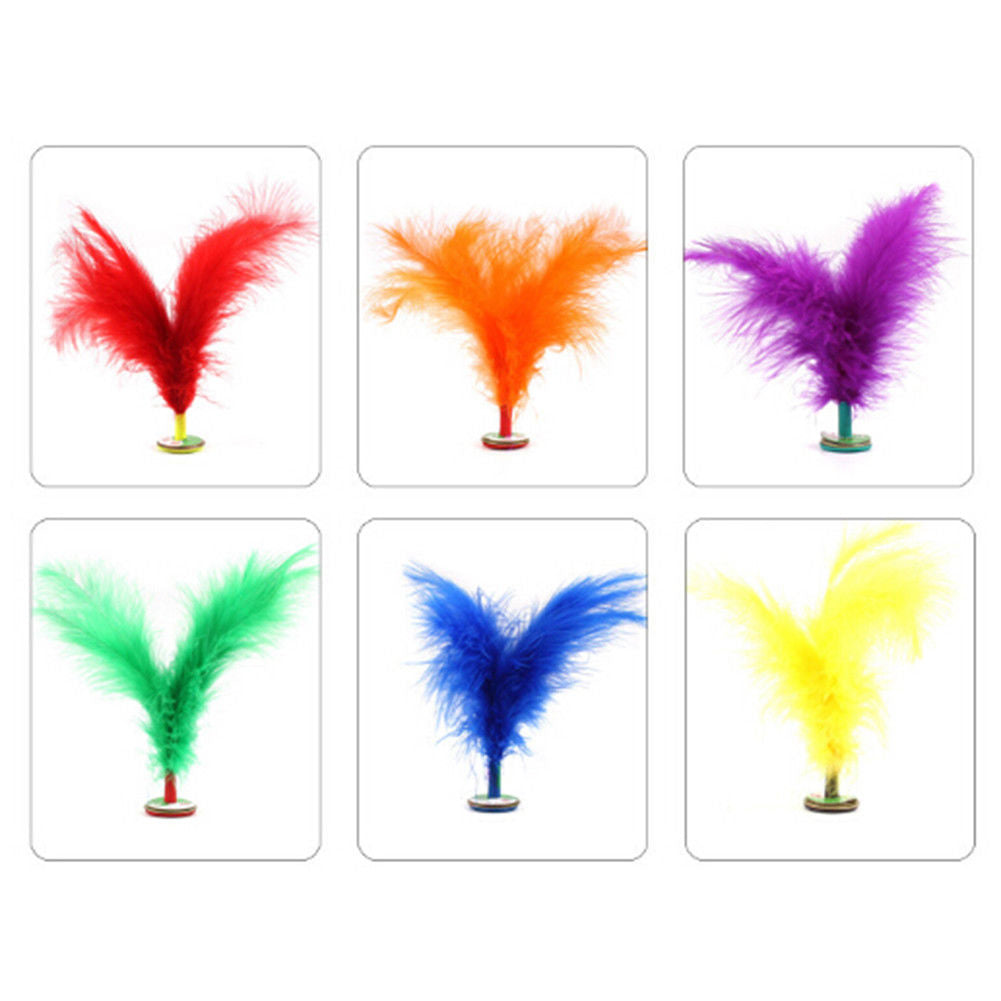 2Pcs Feather Chinese Kick Shuttlecock Kids Toy Sport Exercise Outdoor Game