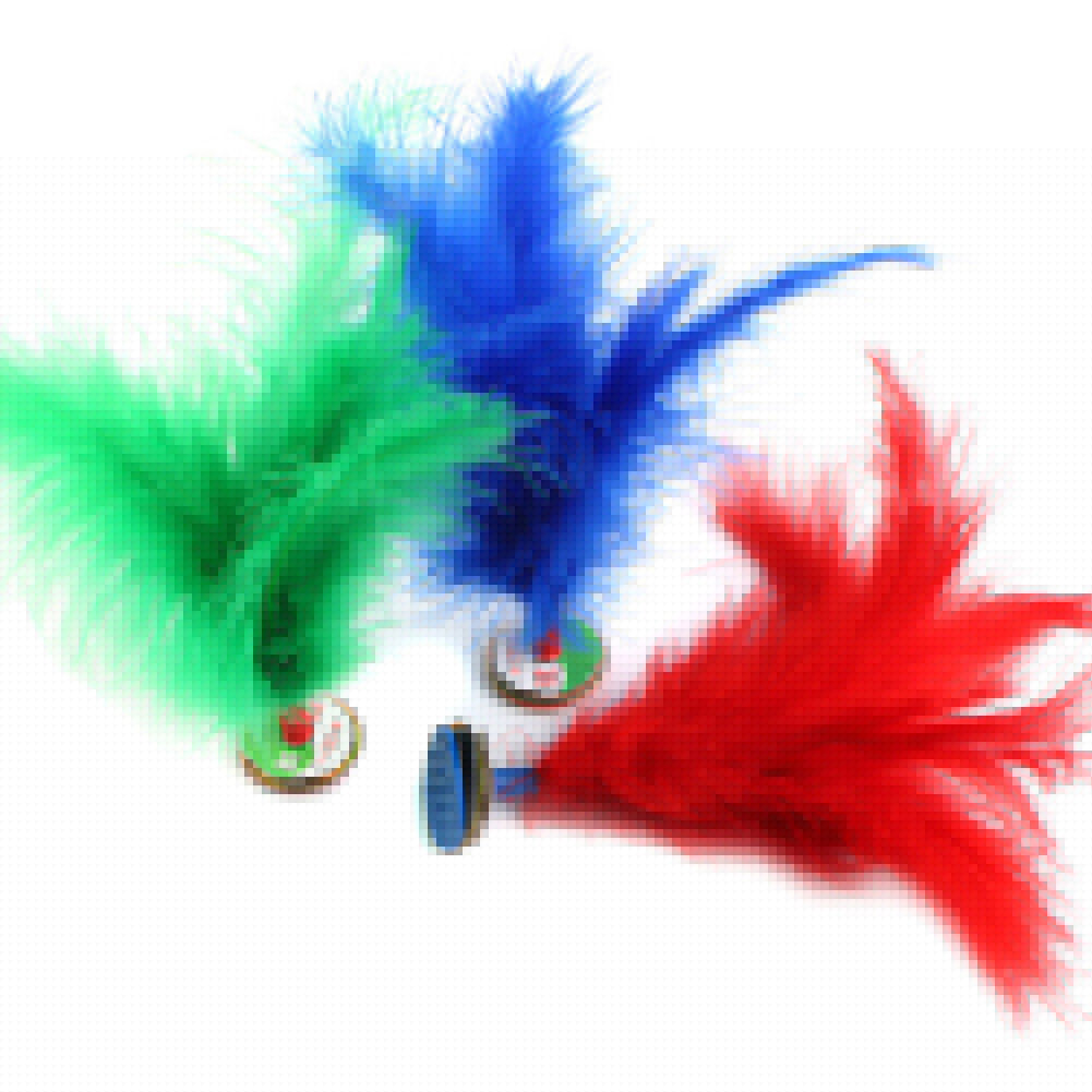 2Pcs Feather Chinese Kick Shuttlecock Kids Toy Sport Exercise Outdoor Game