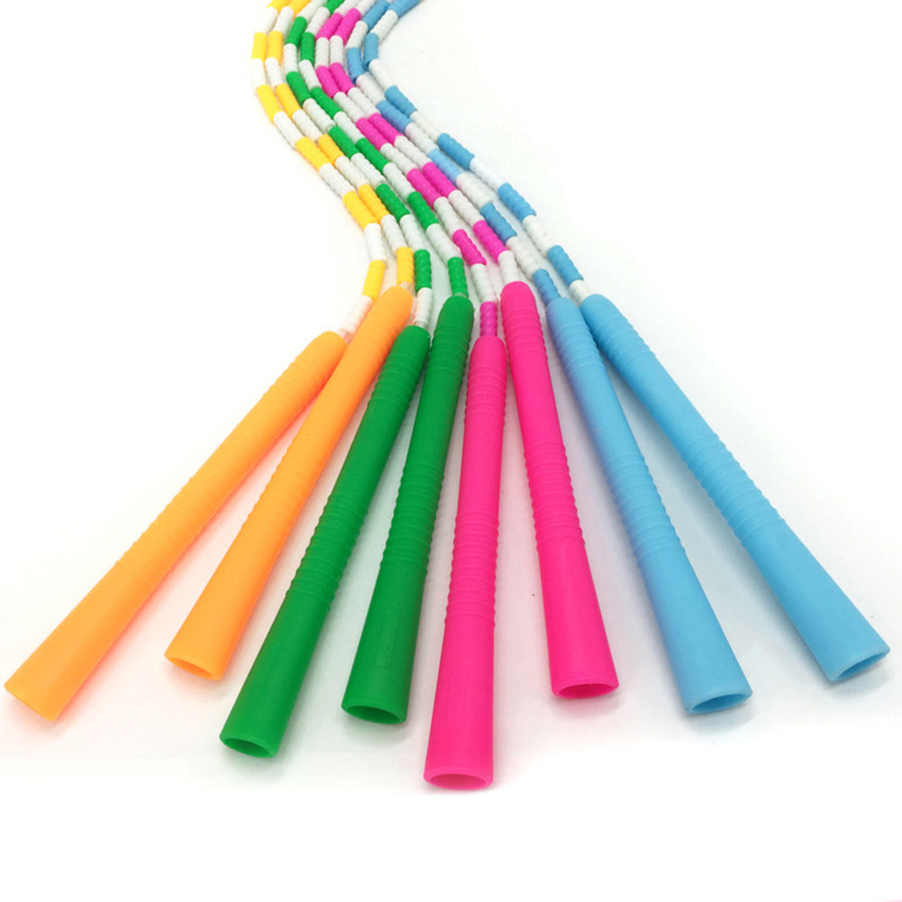 Children Kids Soft Bamboo Segment Skipping Jump Rope Sport Fitness Training Tool