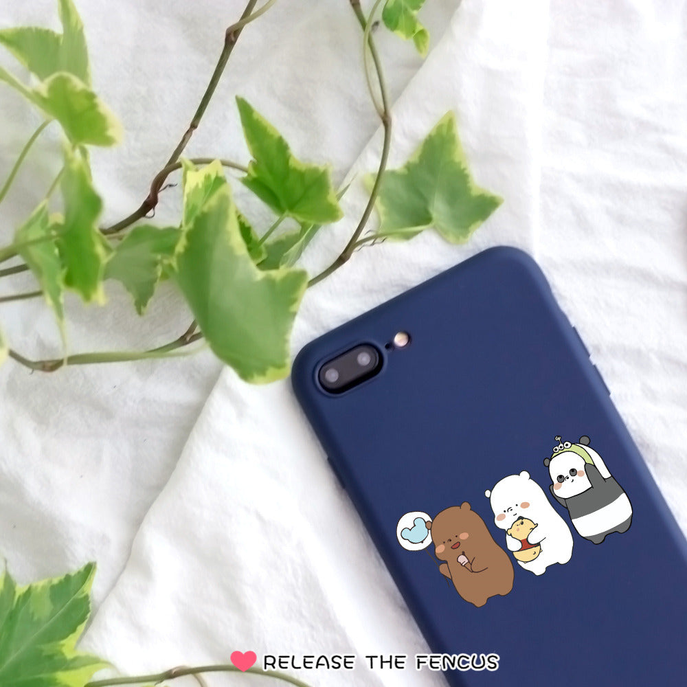 Xiaomi Redmi S2 6A Note 6 Pro Cover Bare Bear Soft Phone cases