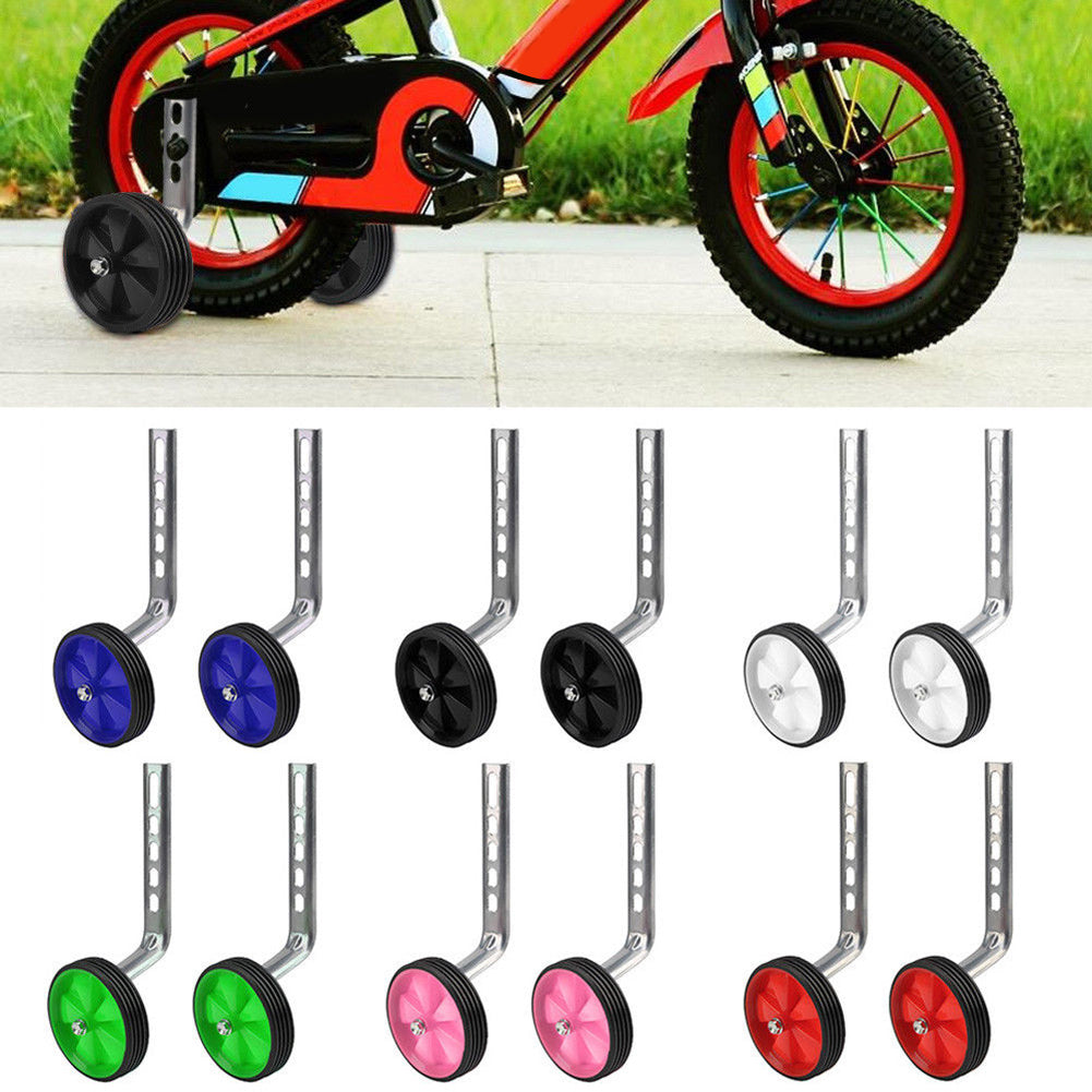 2Pcs 12-20 Inch Universal Children Kids Bicycle Bike Auxiliary Wheel Accessories
