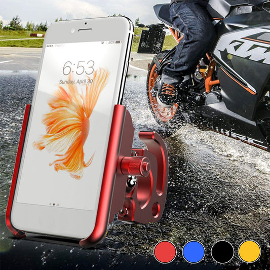 Universal CNC Aluminum Alloy Bicycle MTB Bike Rotation Phone Rack Bracket Holder