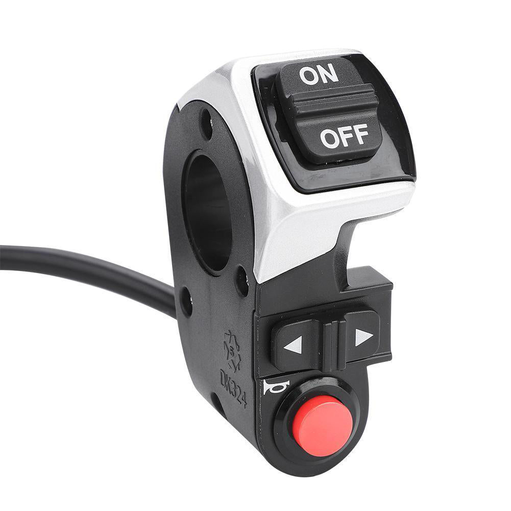 3 in 1 Scooter Electric Bike Turn Signal Light Head Tail Lamp Horn Button Switch