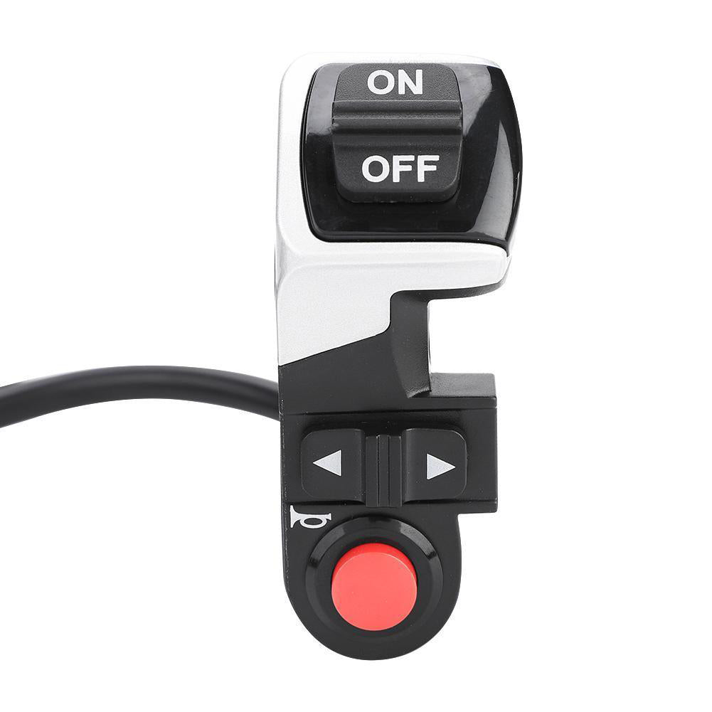 3 in 1 Scooter Electric Bike Turn Signal Light Head Tail Lamp Horn Button Switch