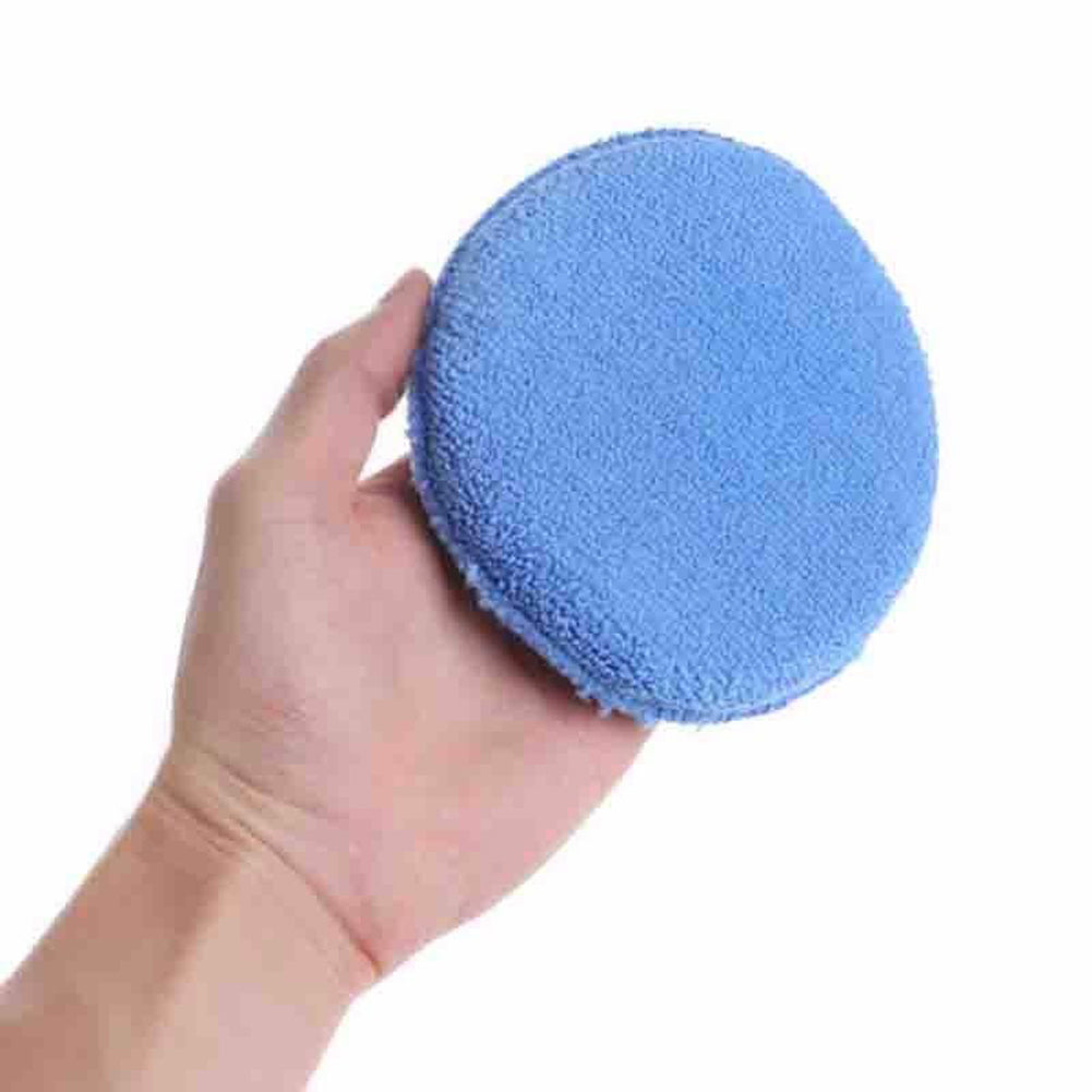Auto Care Soft Microfiber Car Wax Applicator Pads Polishing Sponges with Pocket