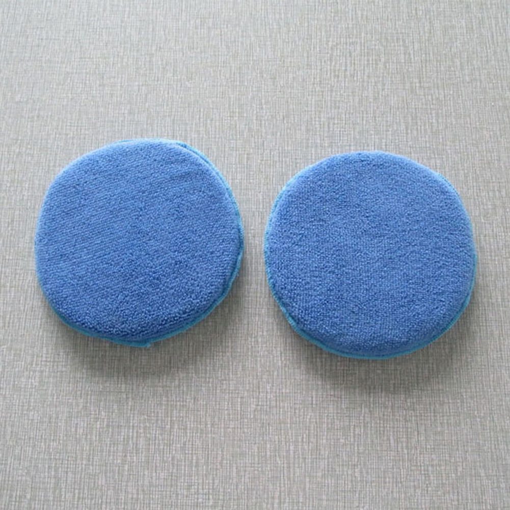 Auto Care Soft Microfiber Car Wax Applicator Pads Polishing Sponges with Pocket