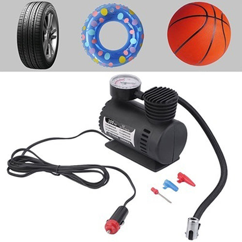 Portable Auto Car 12V 300 PSI Air Compressor Electric Tire Inflator Pump Tool