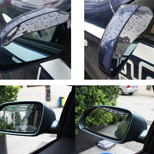 Universal Rear View Side Mirror Rain Eyebrow Board Shade Shield Visor for Car