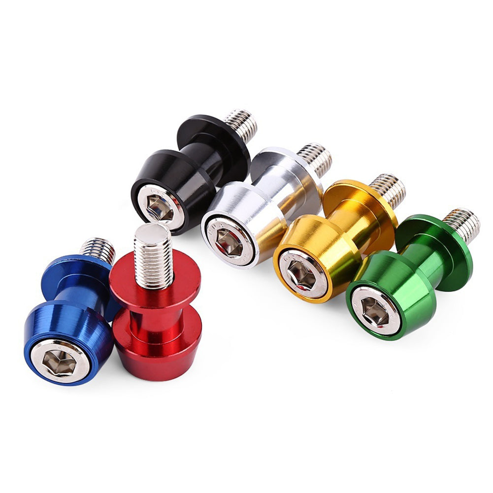 2Pcs 8mm/10mm Motorcycle CNC Swingarm Sliders Spools for Honda Suzuki Kawasaki