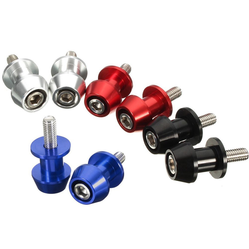 2Pcs 8mm/10mm Motorcycle CNC Swingarm Sliders Spools for Honda Suzuki Kawasaki