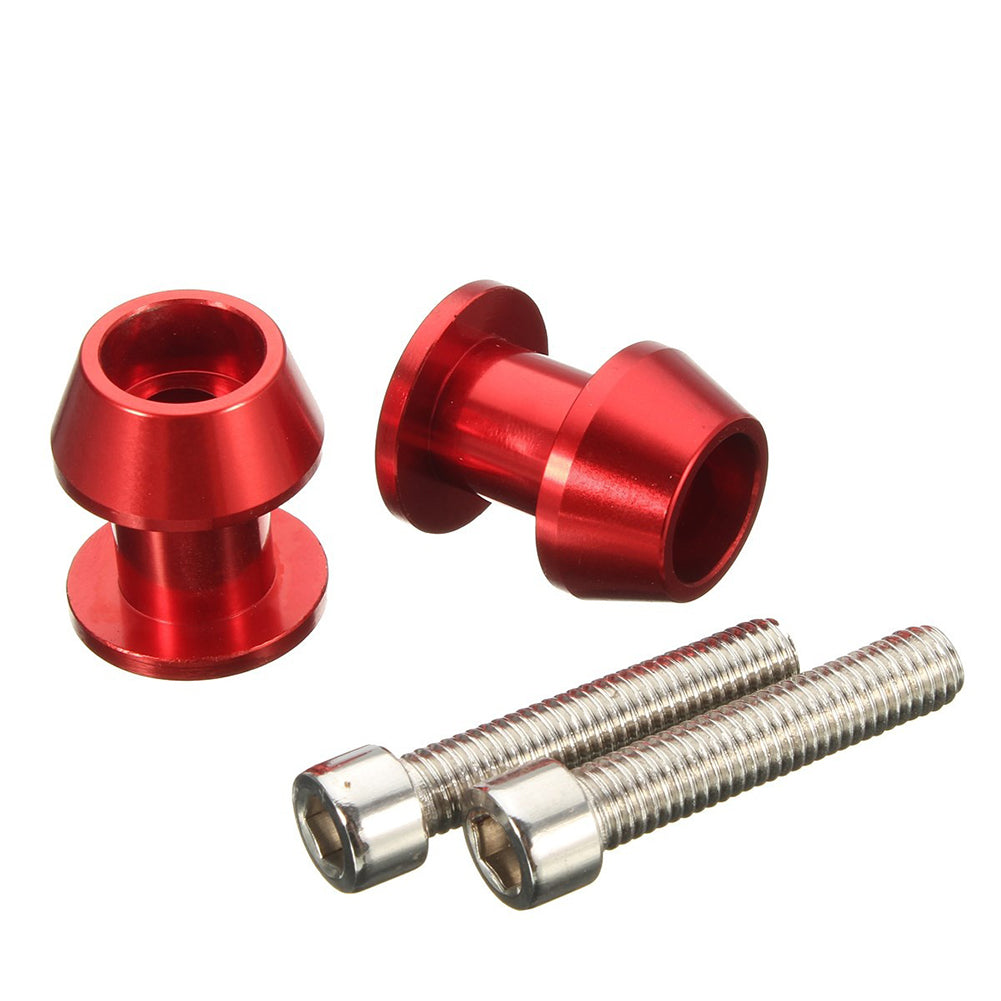 2Pcs 8mm/10mm Motorcycle CNC Swingarm Sliders Spools for Honda Suzuki Kawasaki