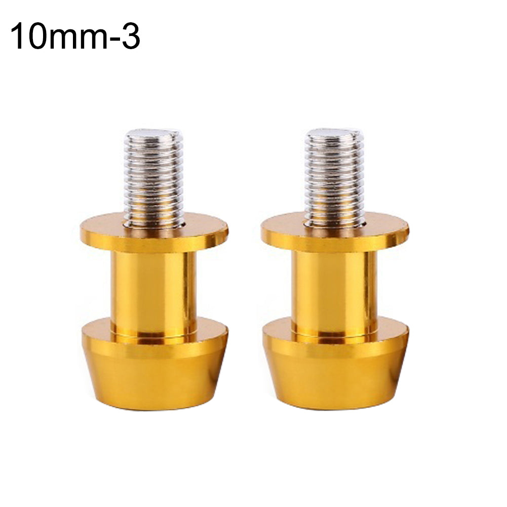 2Pcs 8mm/10mm Motorcycle CNC Swingarm Sliders Spools for Honda Suzuki Kawasaki