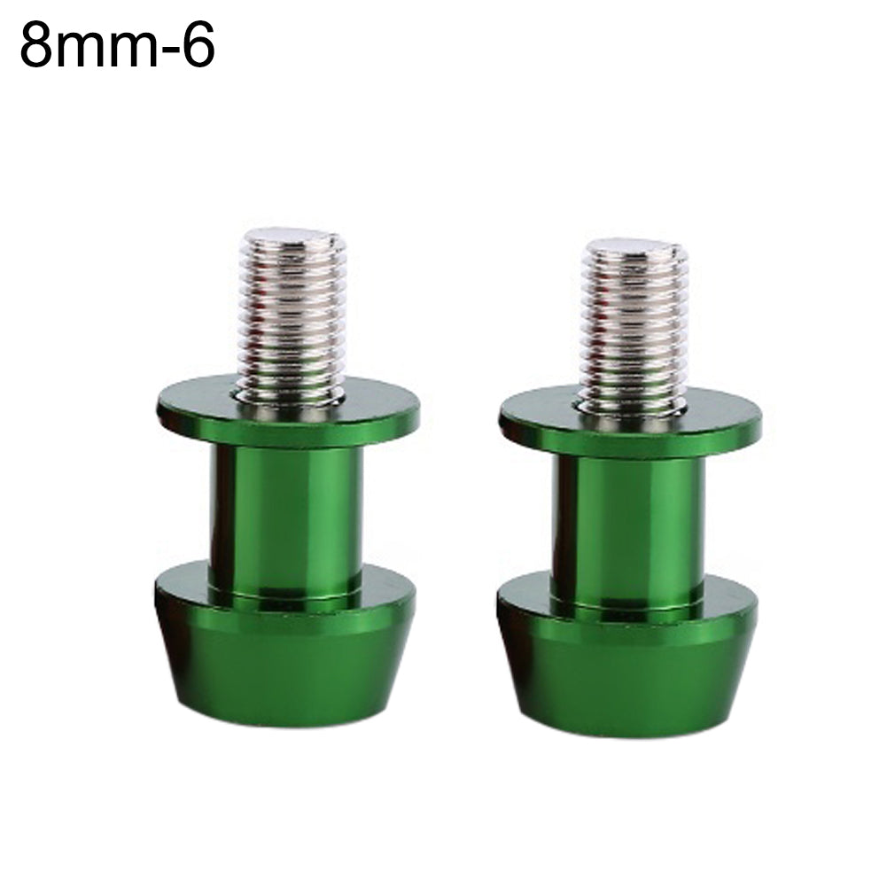 2Pcs 8mm/10mm Motorcycle CNC Swingarm Sliders Spools for Honda Suzuki Kawasaki