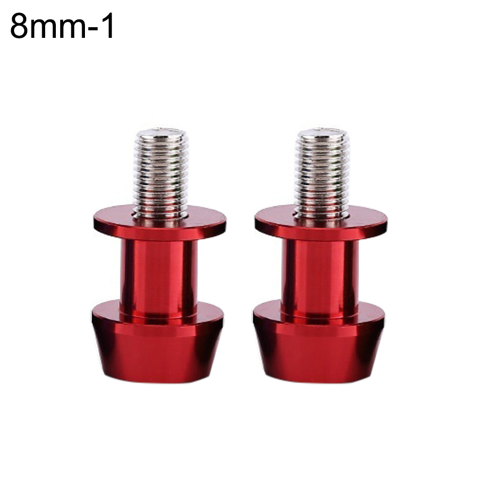 2Pcs 8mm/10mm Motorcycle CNC Swingarm Sliders Spools for Honda Suzuki Kawasaki