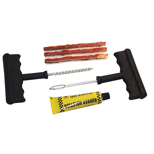 6 Pcs/Set Auto Car Bike Tubeless Tire Tyre Puncture Plug Safety Repair Tool Kit