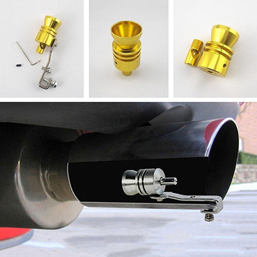 Universal Car Turbo Sound Muffler Exhaust Pipe Blow-off Vale Simulator Whistle