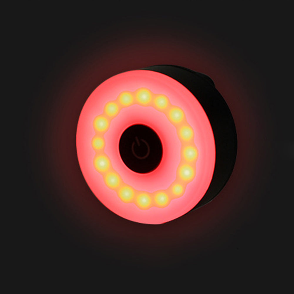 Outdoor Bicycle Taillight Night Ride Lamp Cycling USB Charging Warning Light