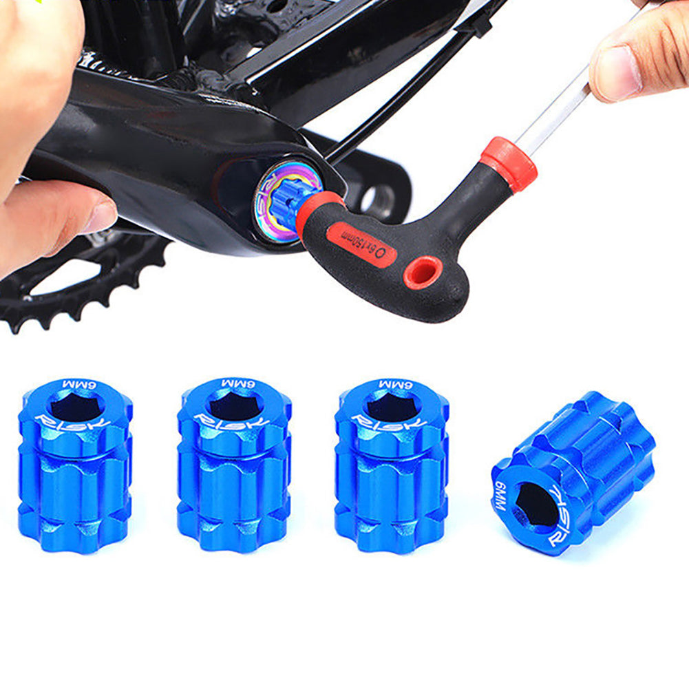 Cycling MTB Road Bike Bicycle Aluminum Alloy Offset Ring Crank Cap Removal Tool