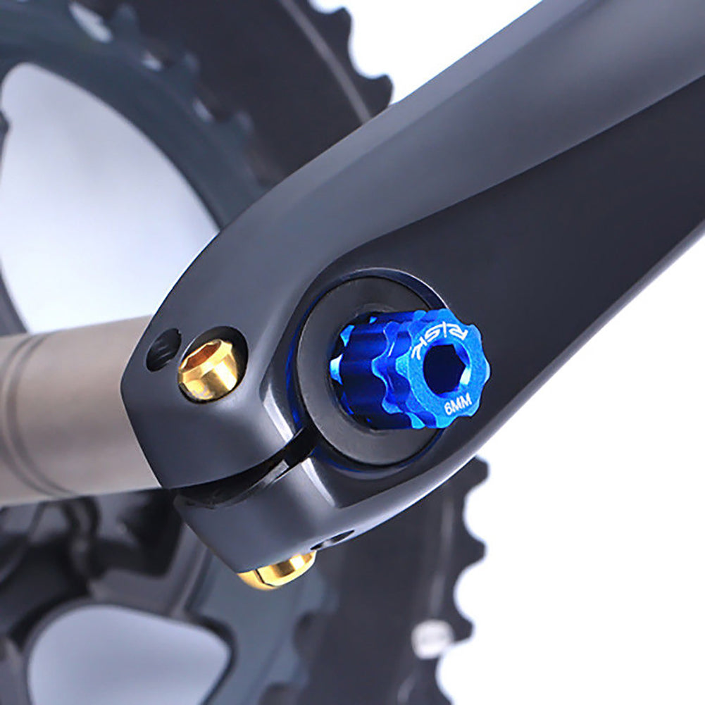 Cycling MTB Road Bike Bicycle Aluminum Alloy Offset Ring Crank Cap Removal Tool