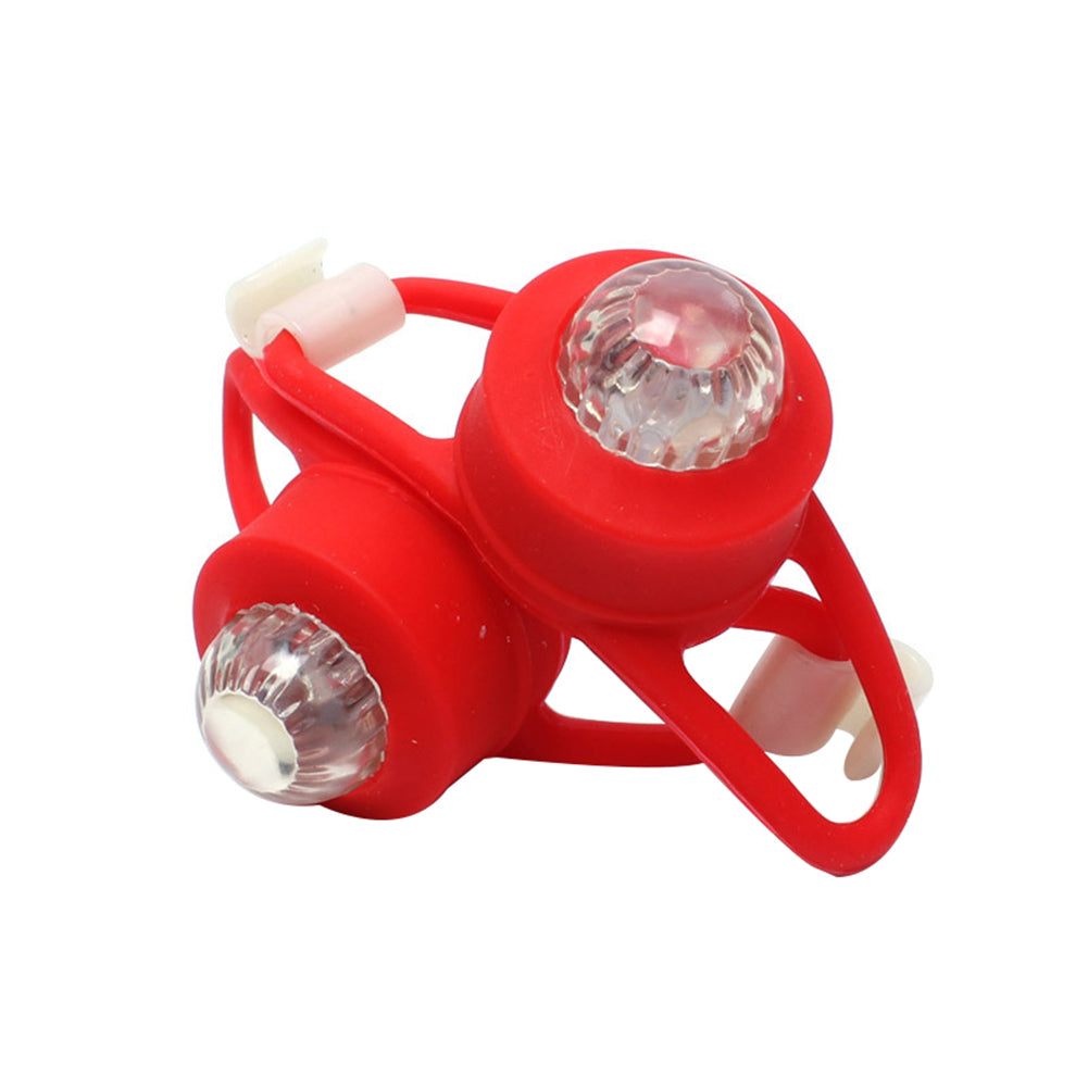 Colorful LED Bicycle Bike Silicone Frog Light Front Rear Safety Warning Lamp