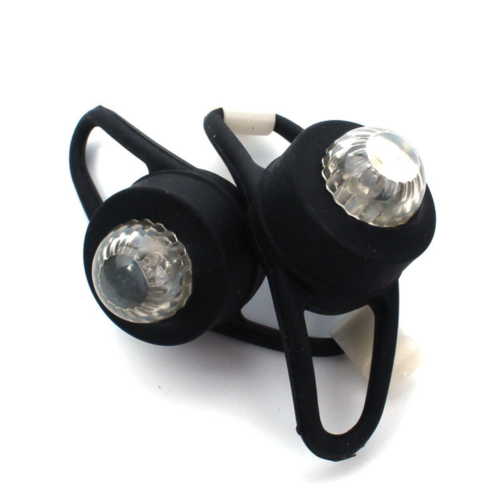 Colorful LED Bicycle Bike Silicone Frog Light Front Rear Safety Warning Lamp