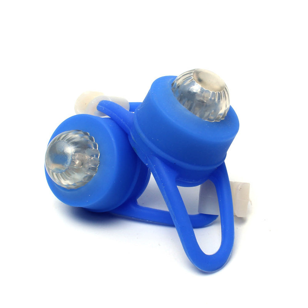 Colorful LED Bicycle Bike Silicone Frog Light Front Rear Safety Warning Lamp