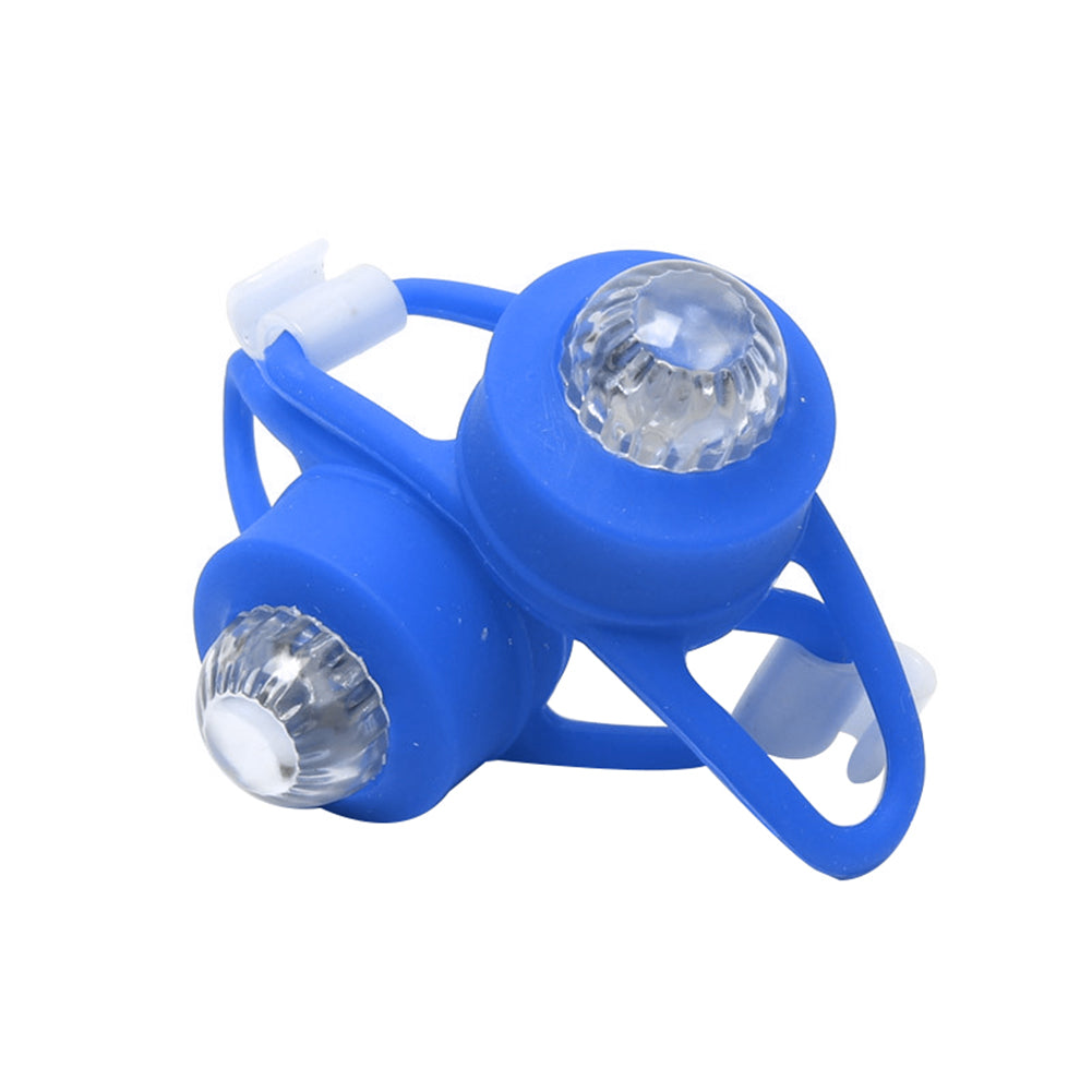 Colorful LED Bicycle Bike Silicone Frog Light Front Rear Safety Warning Lamp