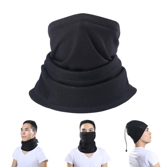 Outdoor Winter Fleece Windproof Neck Warmer Half Face Mask for Cycling Skiing